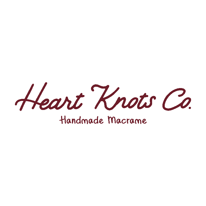 logo variation heart knots co main colour burgundy