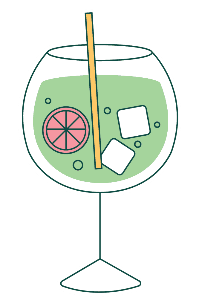 gin tonic cocktail icon
